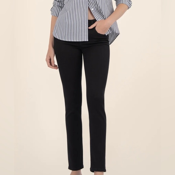 Kut from the Kloth Denim - Kut from the Kloth | Stevie Mid Rise Straight Leg Jeans | Black Jeans | NWT